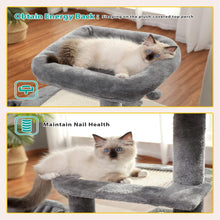 Load image into Gallery viewer, Cat Tree, Small Gray Indoor Climbing Furniture
