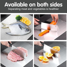 Load image into Gallery viewer, Stainless Steel Cutting Board, Antibacterial and Durable Kitchen Board
