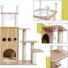 Load image into Gallery viewer, Cat Tree Tower Indoor Furniture, Modern Design
