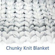 Load image into Gallery viewer, DIY Knitting Blanket Kit With Soft Hypoallergenic Acrylic Yarn
