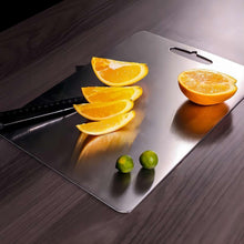 Load image into Gallery viewer, Stainless Steel Cutting Board, Antibacterial and Durable Kitchen Board
