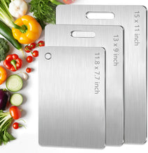 Load image into Gallery viewer, Stainless Steel Cutting Board, Antibacterial and Durable Kitchen Board
