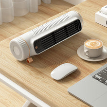 Load image into Gallery viewer, USB Rechargeable Desktop Tower Fan – Ultra-Quiet 3-Speed Circulator with Wide-Angle Airflow
