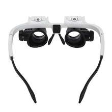 Load image into Gallery viewer, LED Glasses Magnifier 8x 15x 23x
