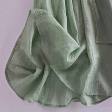 Load image into Gallery viewer, Cotton and linen ruffle dress
