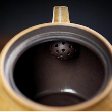 Load image into Gallery viewer, Japanese Style Side Handle Handmade Pottery Teapot 12oz
