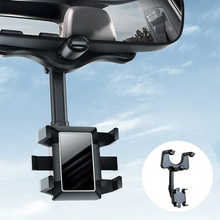 Load image into Gallery viewer, 360° Rotating Multifunctional Car Mirror Phone Holder
