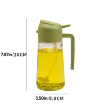 Load image into Gallery viewer, 2-in-1 Glass Oil Sprayer and Dispenser
