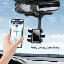 Load image into Gallery viewer, 360° Rotating Multifunctional Car Mirror Phone Holder
