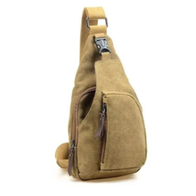 Load image into Gallery viewer, Canvas Crossbody Bag Adjustable Strap
