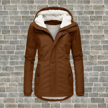 Load image into Gallery viewer, Pleated Cotton Coat With Hood
