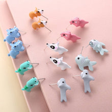 Load image into Gallery viewer, Cute Animal Cartoon Clay Stud Earrings – 1 Pair
