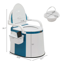 Load image into Gallery viewer, Outdoor And Indoor Portable Toilet For Adults And Elderly

