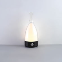 Load image into Gallery viewer, Wine Bottle Desk Lamp with Bluetooth Speaker – Rechargeable Modern Bedside Night Light
