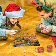 Load image into Gallery viewer, Christmas Puzzle Advent Calendar with 1008 Pieces in 24 Reusable Boxes and a Poster
