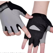 Load image into Gallery viewer, Breathable Anti Slip Shock Absorbing Half Finger Cycling Gloves

