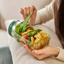 Load image into Gallery viewer, Portable Leak Proof Salad Jar with Side Opening for Fresh Meal
