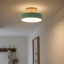 Load image into Gallery viewer, Modern LED Round Ceiling Light, Sleek Minimal Semi-Flush Mount
