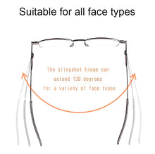 Load image into Gallery viewer, Foldable Reading Glasses with Spring Loaded Hinge and Storage Case
