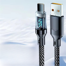Load image into Gallery viewer, SuperCharge 120W Type-C Fast Charging Cable with LED Display
