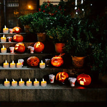 Load image into Gallery viewer, Flameless Tealight Candles with Remote and Dimmable Timer
