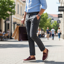 Load image into Gallery viewer, Korean Inspired Men's Casual Leather Sneakers With Thick Cushion Sole
