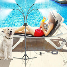 Load image into Gallery viewer, Standing misting system - adjustable height outdoor patio mister for cooling decks, porches, and backyards
