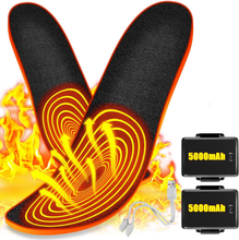 Load image into Gallery viewer, Rechargeable Heated Insoles with 3-Level Wireless Remote and 8-Hour Battery
