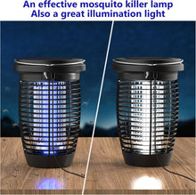 Load image into Gallery viewer, Solar Bug Zapper 2-in-1 Mosquito Killer Lamp – 4500V Indoor &amp; Outdoor Fly Trap

