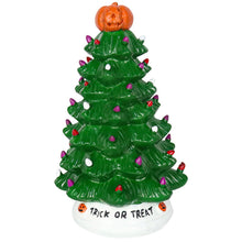Load image into Gallery viewer, Illuminated Beaded Tree with Purple and Orange Lights for Halloween Christmas Decor
