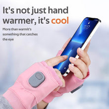 Load image into Gallery viewer, Heated Fingerless Gloves with Three Temperature Modes and Type C Charging
