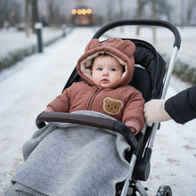 Load image into Gallery viewer, Cozy Winter Baby Jumpsuit with Soft Fur Lining for Infants and Toddlers
