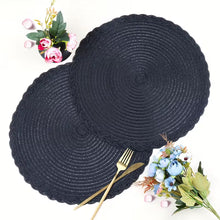 Load image into Gallery viewer, Washable Non-Slip Braided Placemats
