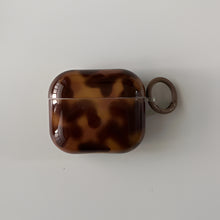 Load image into Gallery viewer, Leopard Amber Tortoiseshell Protective Case for AirPods
