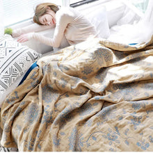 Load image into Gallery viewer, Floral Dream Cotton Comfort Blanket

