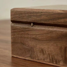 Load image into Gallery viewer, Walnut Jewelry Organizer Box with Lock and Minimalist Design
