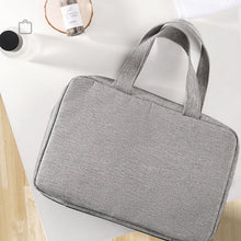 Load image into Gallery viewer, Travel Organizer for Cosmetics, Compact Water-Resistant Toiletry Bag with 4 Compartments and 360° Hook
