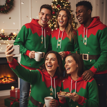 Load image into Gallery viewer, Christmas Cartoon Elk 3D Print Hoodie for Men and Women
