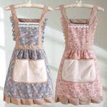 Load image into Gallery viewer, Sweet Flora Kitchen Apron Waterproof Cotton Floral Design
