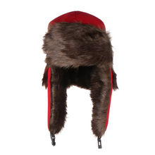 Load image into Gallery viewer, Warm Fur Lined Earflap Winter Hat for Cold Weather
