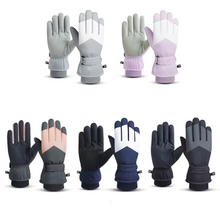 Load image into Gallery viewer, Waterproof Insulated Snow Gloves with Touch Screen Grip for Winter Sport
