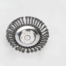 Load image into Gallery viewer, Heavy-Duty 6 and 8 Inch Steel Wire Rotary Brush Cutter Head for String Trimmers
