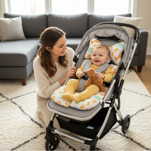 Load image into Gallery viewer, Soft Cotton Universal Baby Seat Cushion Liner for Strollers, Cars, and High Chairs

