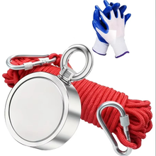 Load image into Gallery viewer, Ultimate Dual-Sided Magnet Fishing Kit with Durable Carrying Case
