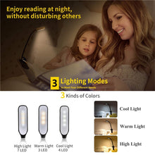 Load image into Gallery viewer, Rechargeable Reading Lamp with Adjustable Color Temperature
