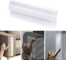 Load image into Gallery viewer, Clear Self Adhesive Furniture Protector Sheet with Scratch Guard for Fabric Upholstery
