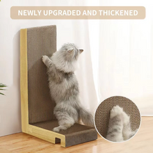 Load image into Gallery viewer, Durable L-Shaped Cat Scratching Post with Claw-Grinding Board
