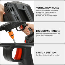 Load image into Gallery viewer, Cordless Pressure Washer with Lithium Battery and Adjustable Nozzle
