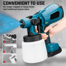 Load image into Gallery viewer, 34oz Cordless Electric Paint Sprayer, High Power HVLP Spray Gun for Furniture and Metal Surfaces
