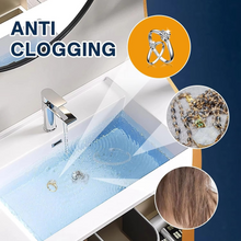 Load image into Gallery viewer, Pop-Up Sink Drain Stopper with Built-In Hair Catcher for Bathroom and Kitchen Sinks
